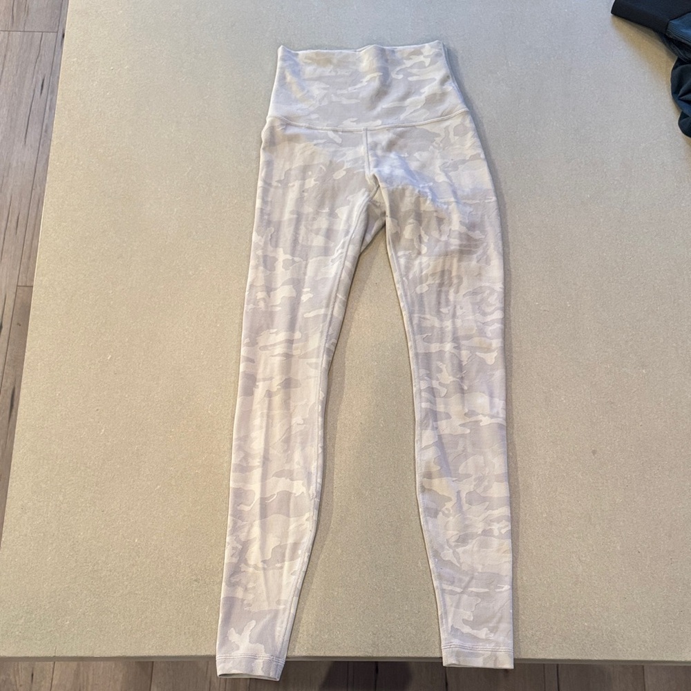 Lululemon high waisted camouflage leggings